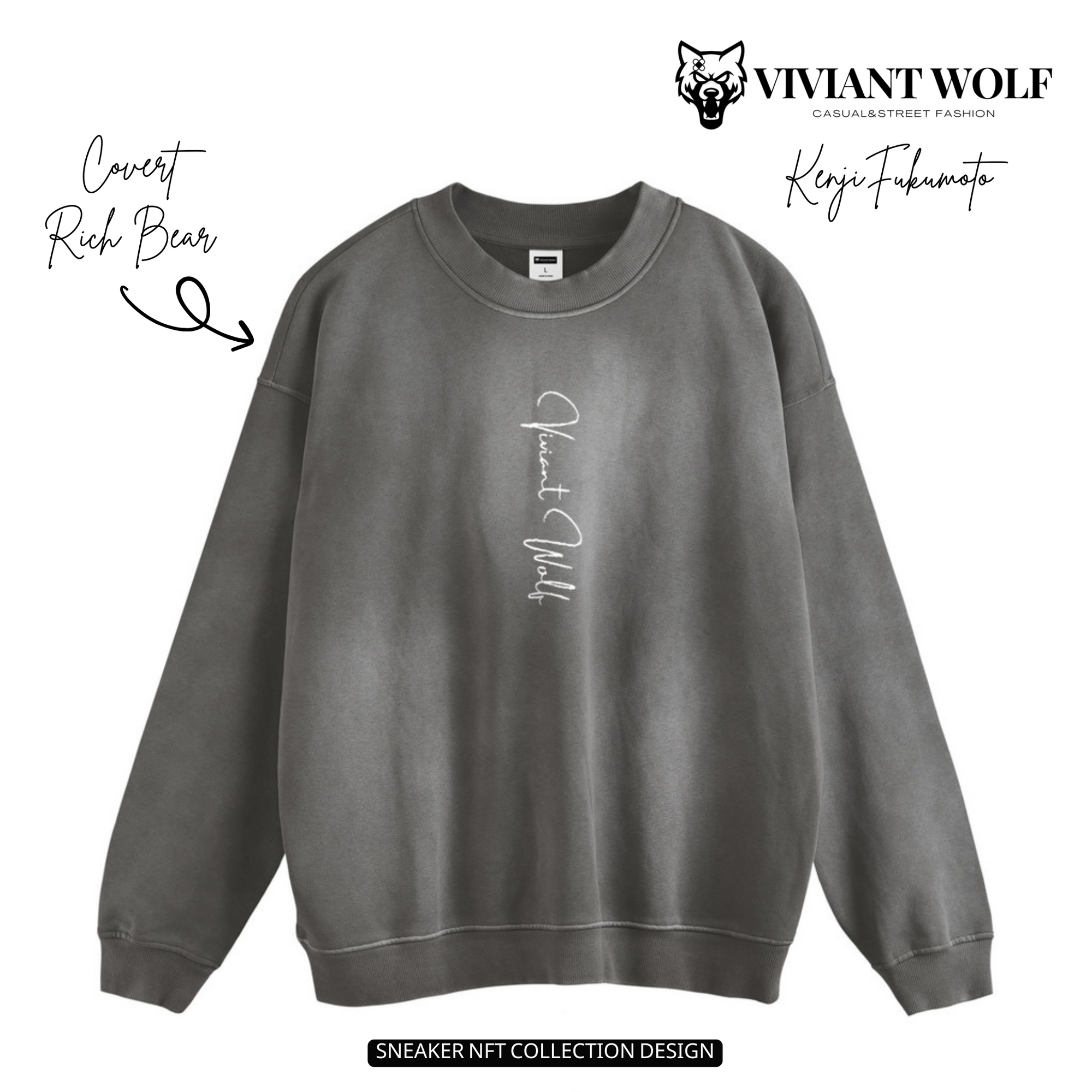 COVERT RICH BEAR SWEATSHIRT